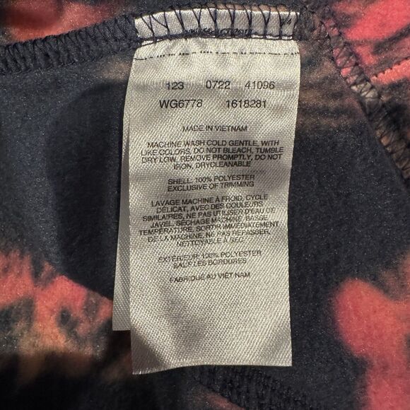 Columbia Youth Girls BUTTERFLY Fleece full Zip Jacket PINK BLUE size L 14/16 - Picture 6 of 6